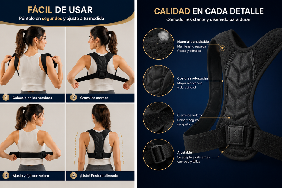 Corrector de Postura Premium ComfortPro™