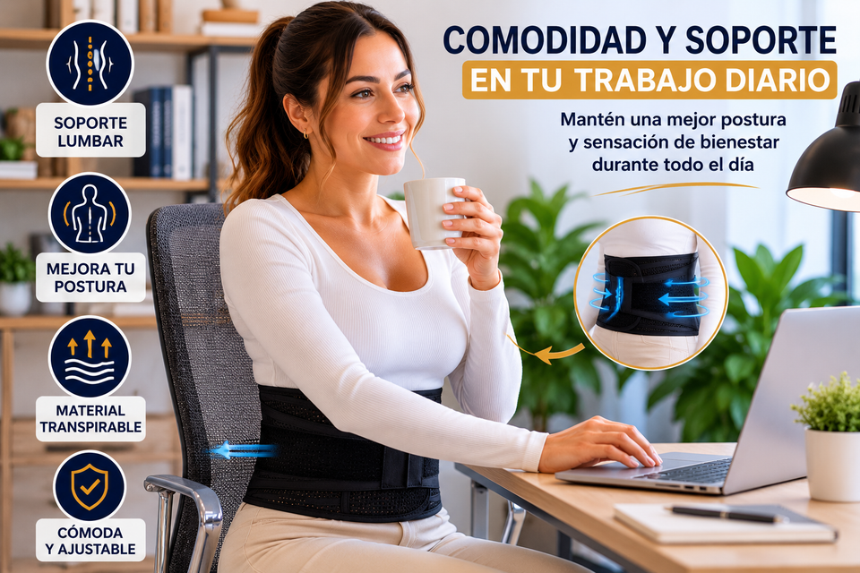Faja Lumbar Premium para Soporte y Comodidad Diaria